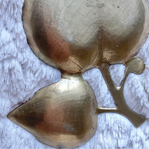 Small Vintage Indian Brass Dish - Picture 15 of 16